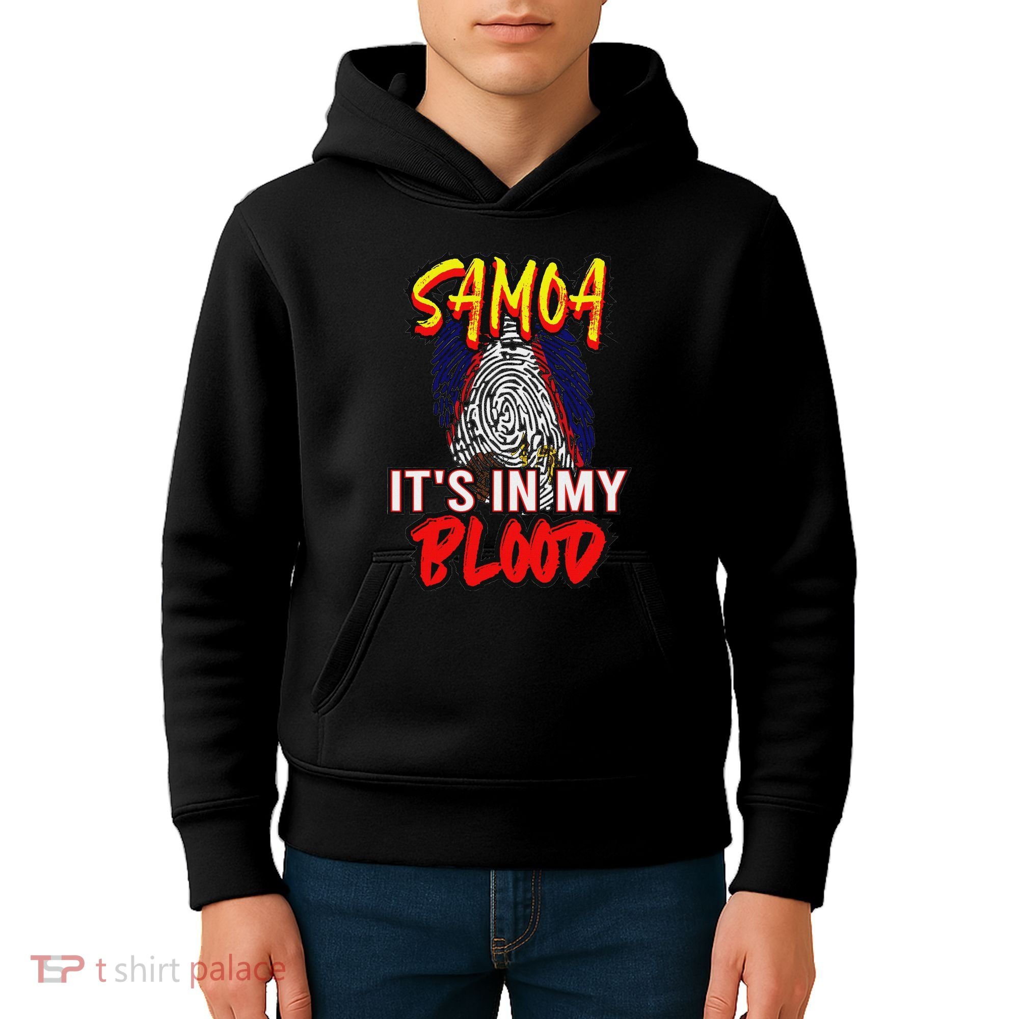 American Samoa Samoan Polynesian Kids Hoodie