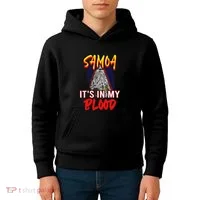 American Samoa Samoan Polynesian Kids Hoodie thumb 4