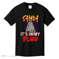 American Samoa Samoan Polynesian Kids T-Shirt thumb 0