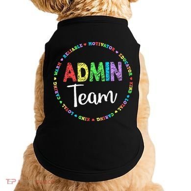 Admin Squad School Assistant Principal Team Administrator Doggie Tank