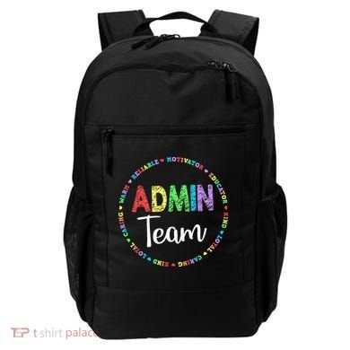 Admin Squad School Assistant Principal Team Administrator Backpack