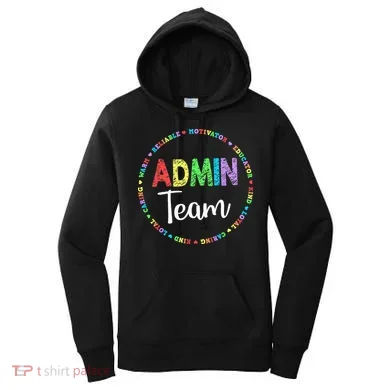 Admin Squad School Assistant Principal Team Administrator Women's Hoodie