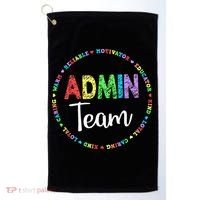 Admin Squad School Assistant Principal Team Administrator Golf Towel thumb 0
