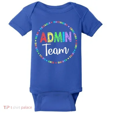 Admin Squad School Assistant Principal Team Administrator Baby Bodysuit