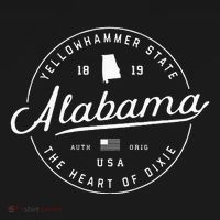 Alabama State Slogan Travel Vacation Coaster thumb 2