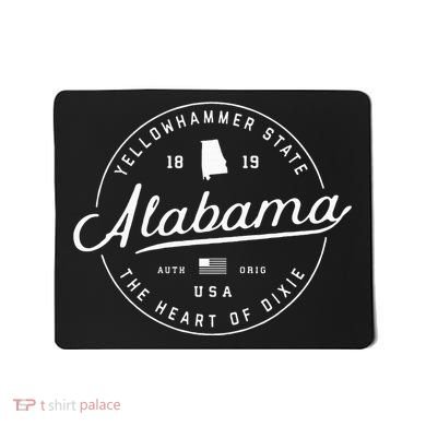 Alabama State Slogan Travel Vacation Mousepad