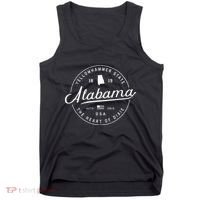 Alabama State Slogan Travel Vacation Tank Top thumb 0