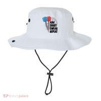 Aim Shoot Swear Repeat Dart Game Bucket Hat thumb 0