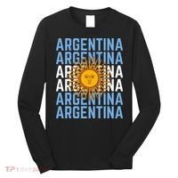 Argentina Sun Soccer Fan Long Sleeve Shirt thumb 0