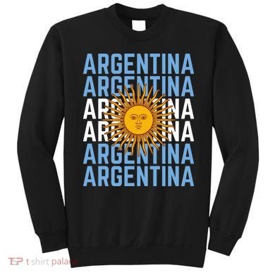 Argentina Sun Soccer Fan Sweatshirt