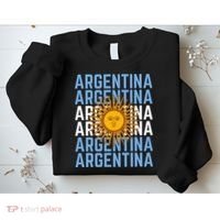 Argentina Sun Soccer Fan Sweatshirt thumb 2