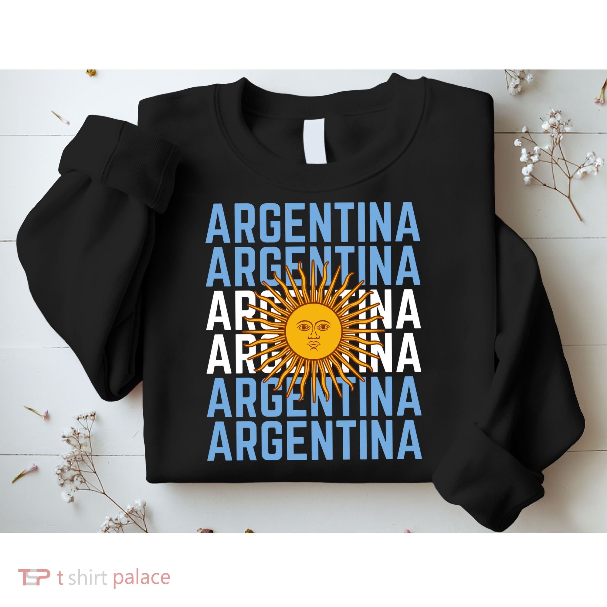 Argentina Sun Soccer Fan Sweatshirt