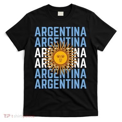 Argentina Sun Soccer Fan T-Shirt