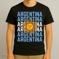 Argentina Sun Soccer Fan T-Shirt thumb 3
