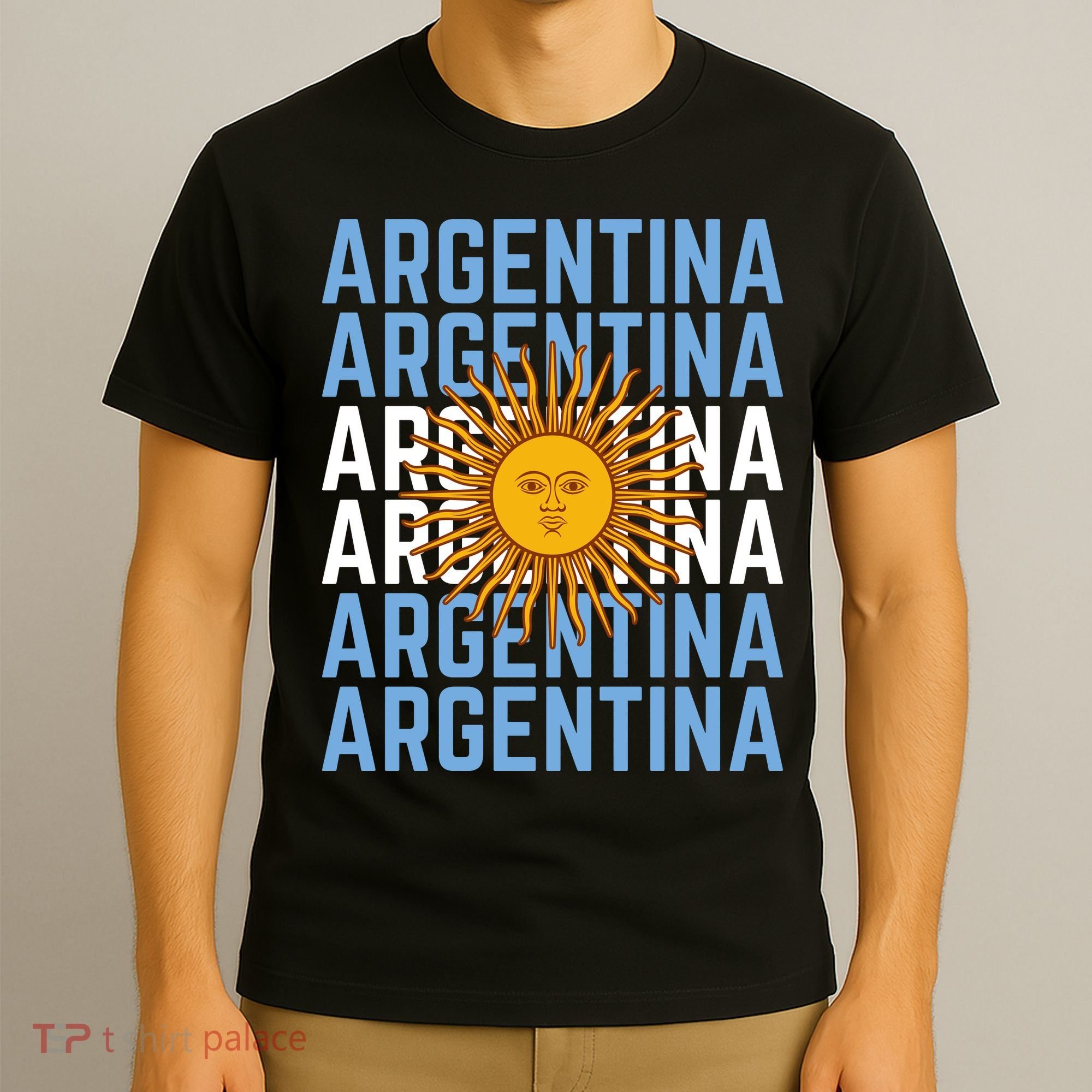 Argentina Sun Soccer Fan T-Shirt