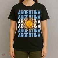 Argentina Sun Soccer Fan T-Shirt thumb 4