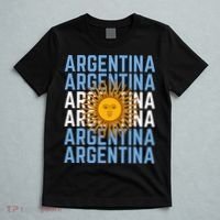 Argentina Sun Soccer Fan T-Shirt thumb 5