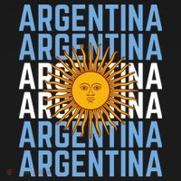 Argentina Sun Soccer Fan T-Shirt thumb 7