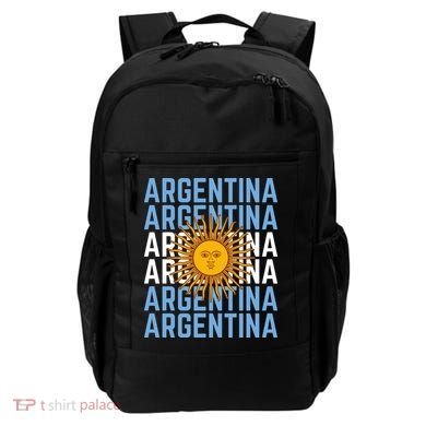 Argentina Sun Soccer Fan Backpack
