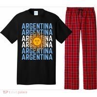 Argentina Sun Soccer Fan Pajama Set thumb 0