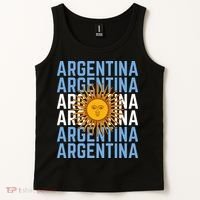 Argentina Sun Soccer Fan Tank Top thumb 2