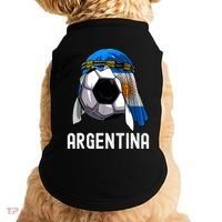 Argentina Soccer Support Team Jersey Argentinian Flag Doggie Tank thumb 0