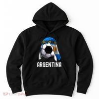Argentina Soccer Support Team Jersey Argentinian Flag Hoodie thumb 0