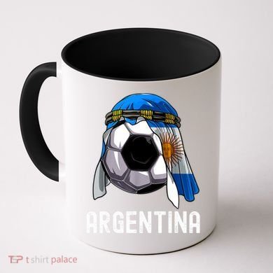 Argentina Soccer Support Team Jersey Argentinian Flag Coffee Mug