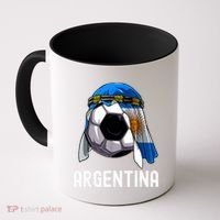 Argentina Soccer Support Team Jersey Argentinian Flag Coffee Mug thumb 0