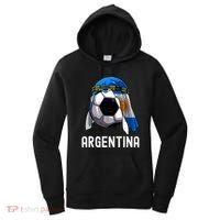 Argentina Soccer Support Team Jersey Argentinian Flag Women's Hoodie thumb 0
