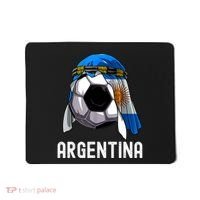 Argentina Soccer Support Team Jersey Argentinian Flag Mousepad thumb 0