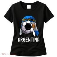 Argentina Soccer Support Team Jersey Argentinian Flag Women's T-Shirt thumb 0