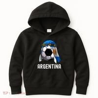 Argentina Soccer Support Team Jersey Argentinian Flag Kids Hoodie thumb 0
