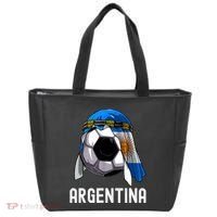 Argentina Soccer Support Team Jersey Argentinian Flag Tote Bag thumb 0