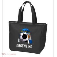 Argentina Soccer Support Team Jersey Argentinian Flag Tote Bag thumb 3