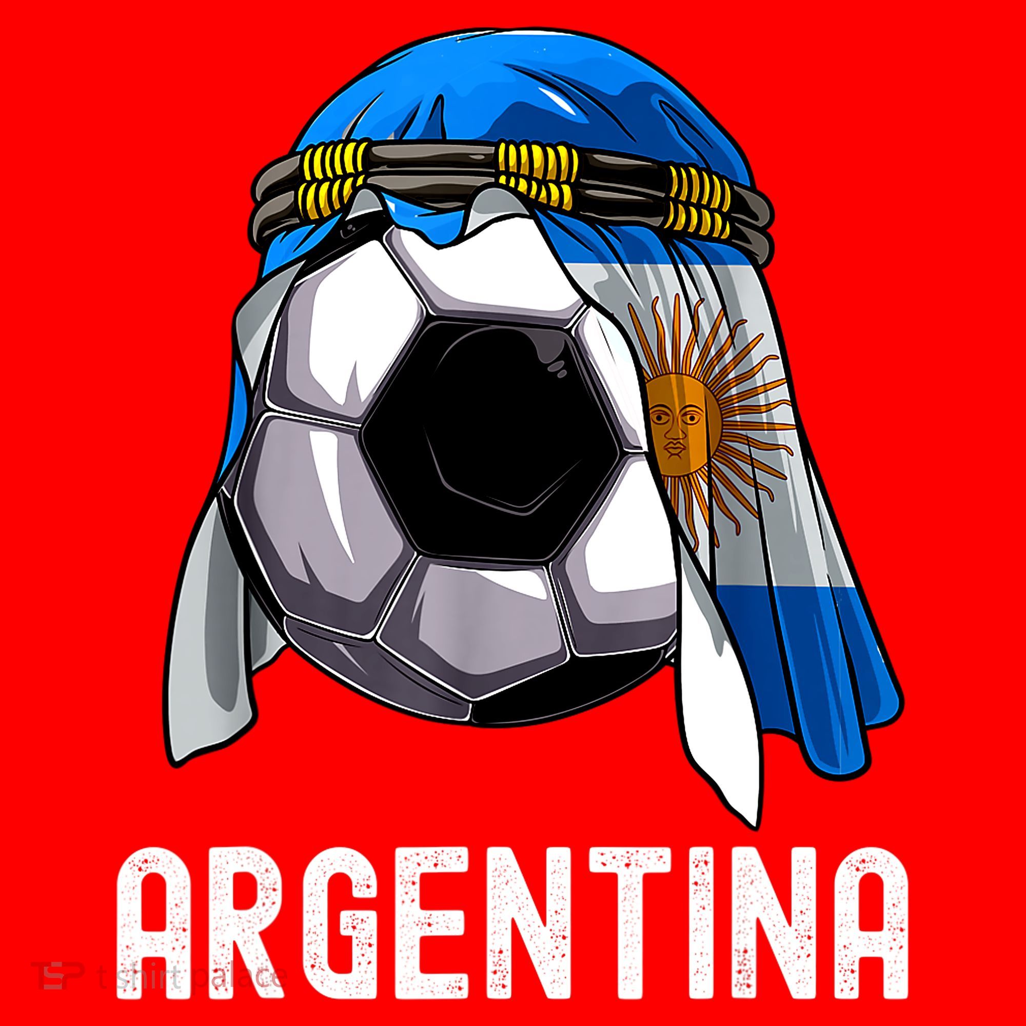 Argentina Soccer Support Team Jersey Argentinian Flag Santa Hat