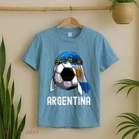 Argentina Soccer Support Team Jersey Argentinian Flag T-Shirt thumb 2