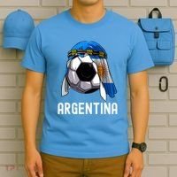 Argentina Soccer Support Team Jersey Argentinian Flag T-Shirt thumb 5