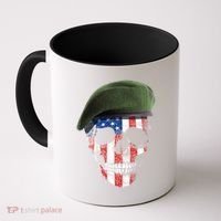 American Soldier Skull Flag 4th Of July Meaningful Gift Coffee Mug thumb 0