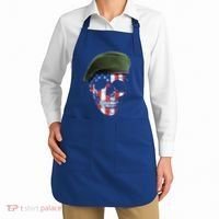 American Soldier Skull Flag 4th Of July Meaningful Gift Apron thumb 2