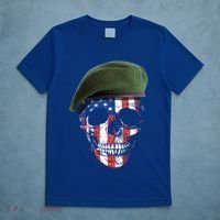 American Soldier Skull Flag 4th Of July Meaningful Gift T-Shirt thumb 5