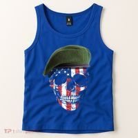 American Soldier Skull Flag 4th Of July Meaningful Gift Tank Top thumb 2
