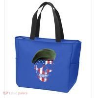 American Soldier Skull Flag 4th Of July Meaningful Gift Tote Bag thumb 3
