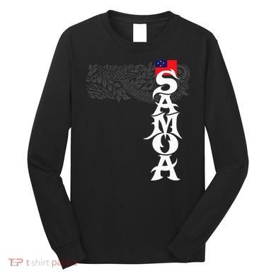 American Samoa Samoa Island Polynesian Samoan Long Sleeve Shirt