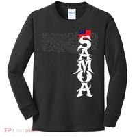 American Samoa Samoa Island Polynesian Samoan Kids Long Sleeve Shirt thumb 0