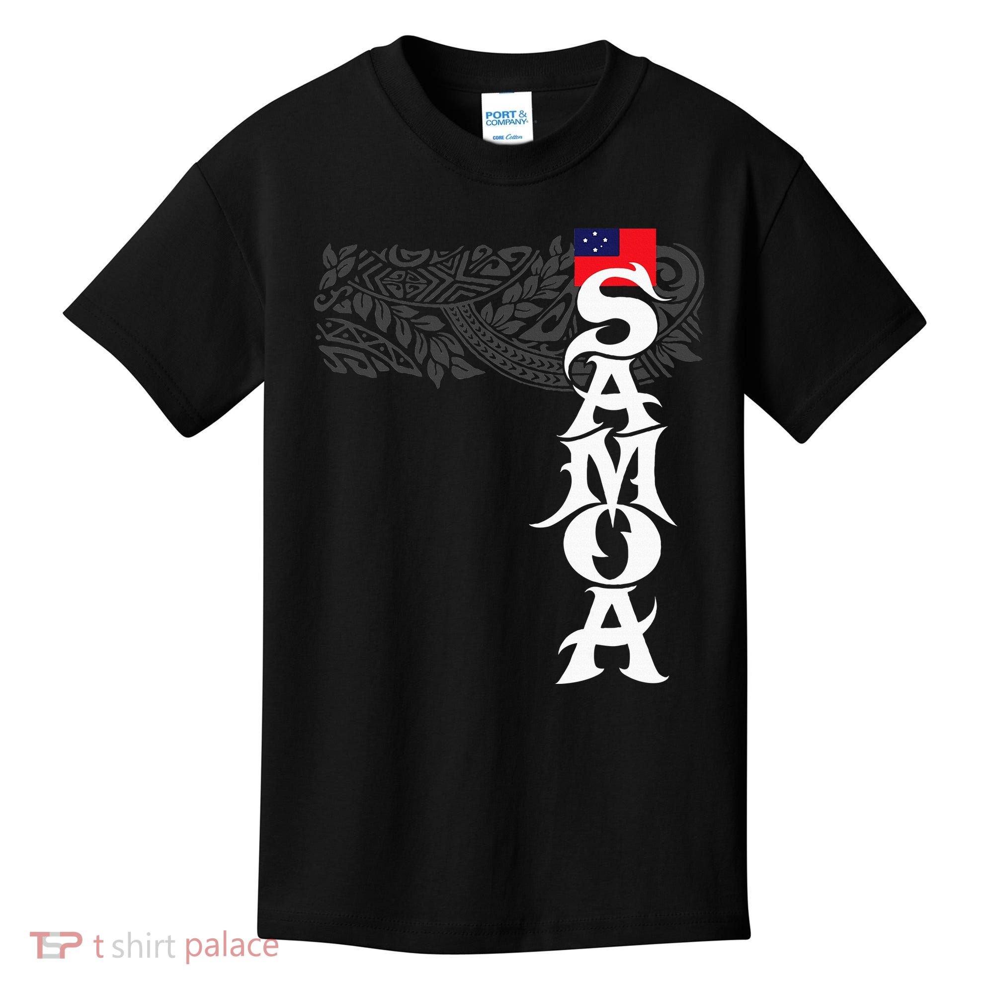 American Samoa Samoa Island Polynesian Samoan Kids T-Shirt