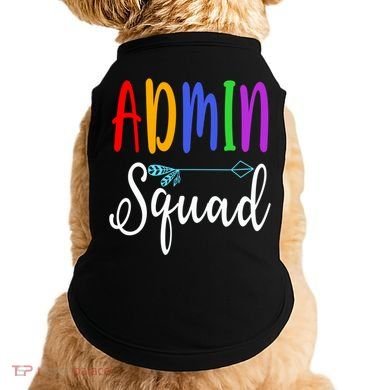 Admin Squad School Doctor Administrative Assistant Secretary Gift Doggie Tank