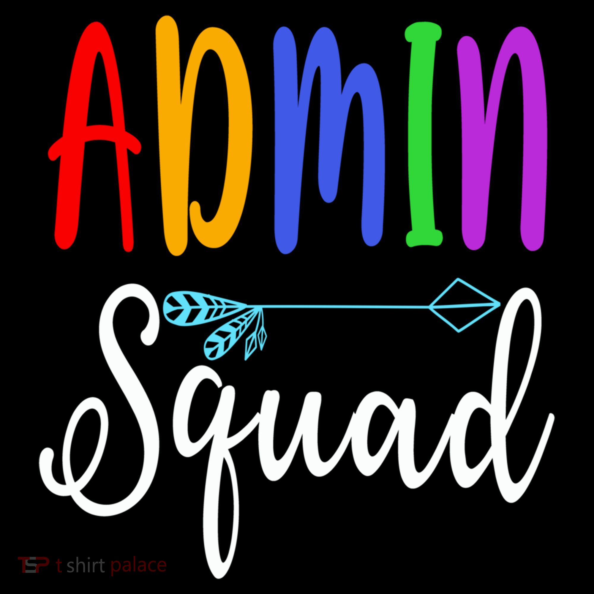 Admin Squad School Doctor Administrative Assistant Secretary Gift USA-Made Doggie Bandana