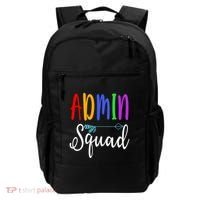 Admin Squad School Doctor Administrative Assistant Secretary Gift Backpack thumb 0