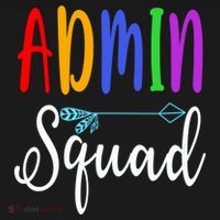 Admin Squad School Doctor Administrative Assistant Secretary Gift Backpack thumb 2